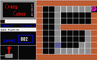 Crazy Cubes atari screenshot